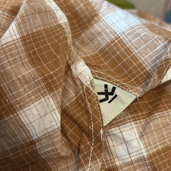 Wrogn men’s brown plaid long sleeve button down shirt size small - Picture 10 of 11